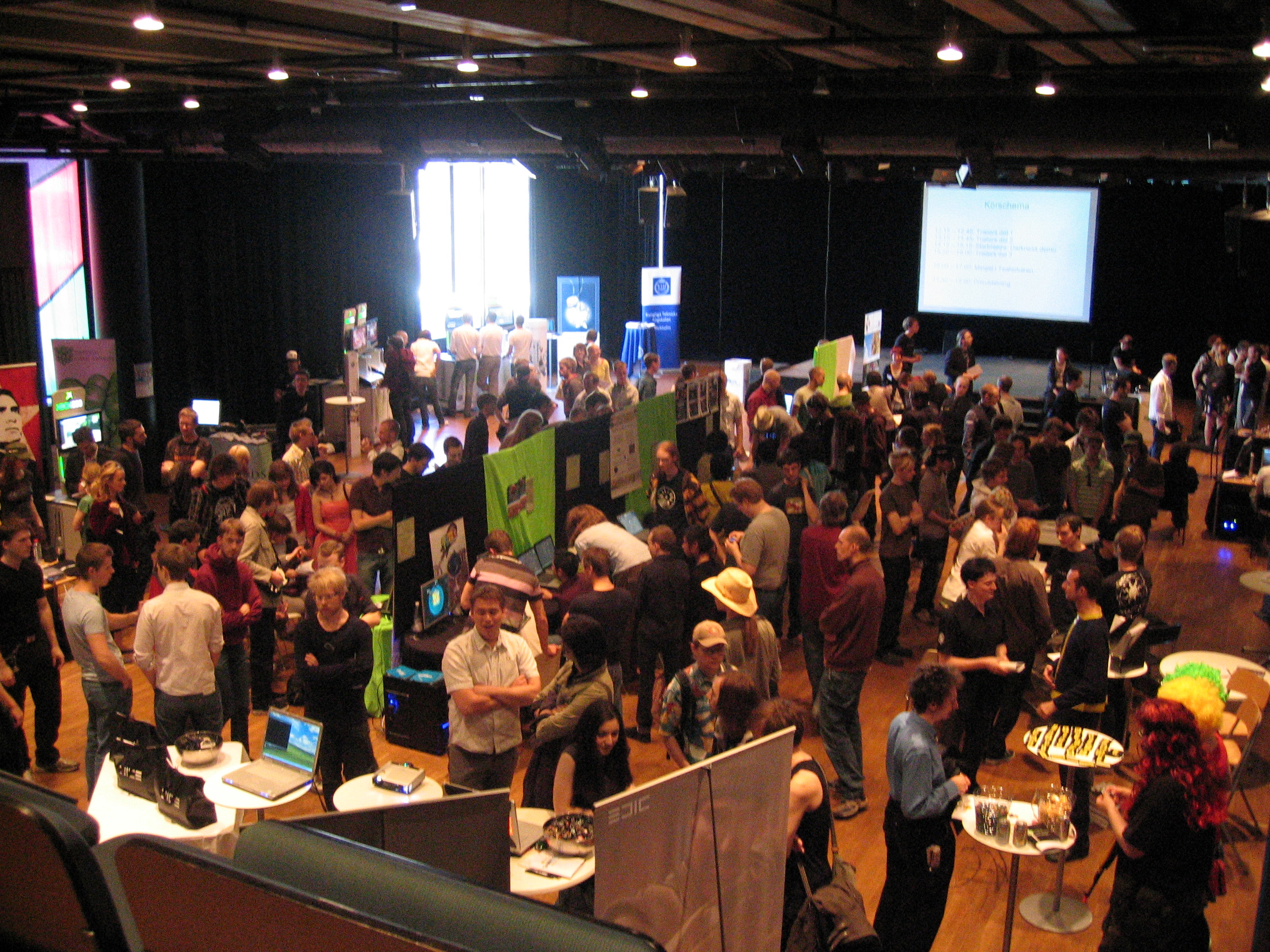 A picture of the crowd at the Swedish Game Awards, May 2007.